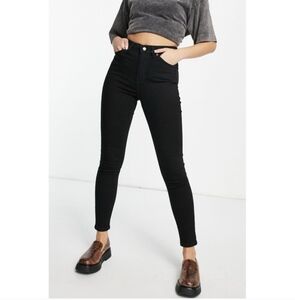 Topshop Black Jeans "Jamie" Size 25